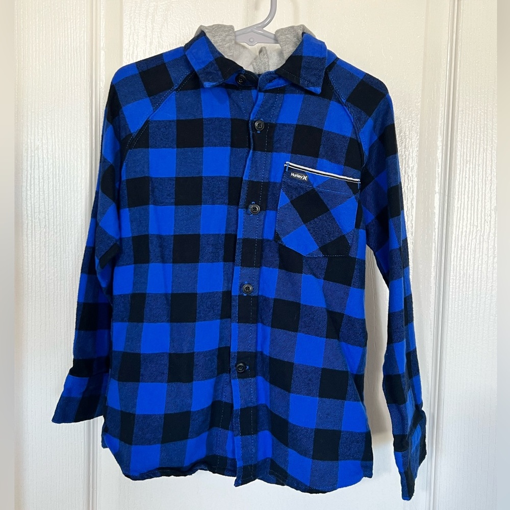 Boys Hurley button up shirt